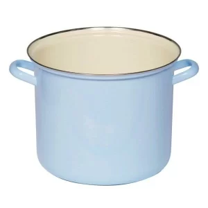Riess Emaille Riess Topf Aus Emaille In Pastell-blau 24 Cm 9