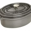 Staub Mini Cocotte Oval Aus Gusseisen In Graphitgrau 14