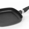 AMT Gastroguss AMT Eckpfanne Flach Aus Aluguss Mit Grillstreifen Für Induktion 28 X 28 Cm 5